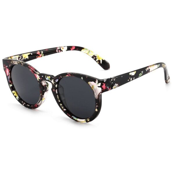 Wholesale Factory new retro polarized sunglasses driving sunglasses women floral fashion trend European and American Amazon glasses