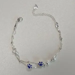 Double-Layer Double-Sided Cat's Paw Bracelet (Epoxy Blue)