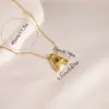 Wholesale Jewelry Simple Style Letter 304 Stainless Steel Stainless Steel Necklaces