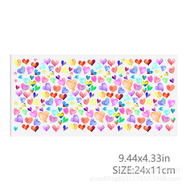 Wholesale Dog Love Valentine's Day 16oz Cup UV DTF Wraps