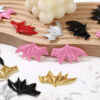 Wholesale Ultrasonic Embossed Devil Horn Wings DIY Handmade Halloween Vampire Hairpin Doll Hat Decorative Accessories
