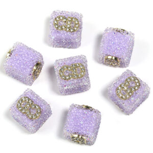 Letters - Light Purple / 17mm