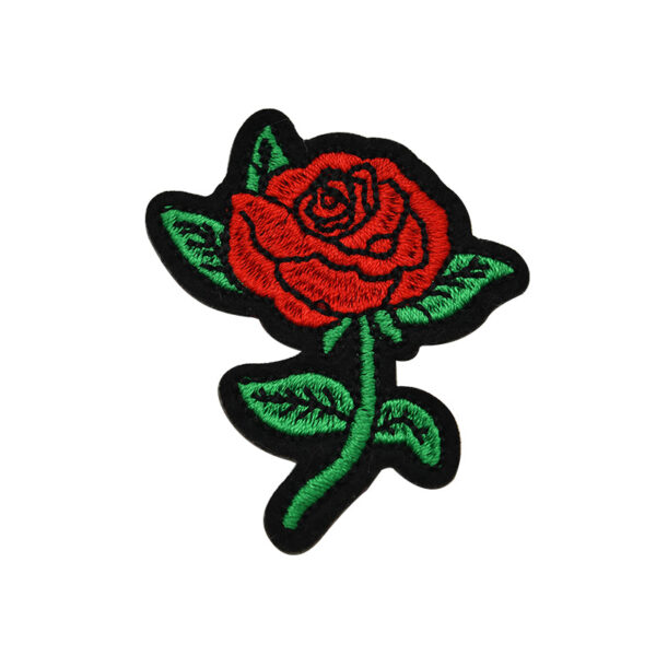 Wholesale Handmade DIY Embroidered Patch Simple Fashion Flower Bag Embroidered Cloth Sticker National Style Letter Small Flower Decorative Sticker