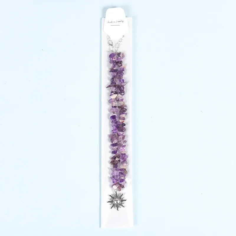 Wholesale Fashion Geometric Crystal Beaded Necklace