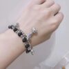 Wholesale Multi-layer pearl bead chain bracelet Diamond bone inlaid zirconium love bracelet niche design sweet cool all-match bracelet