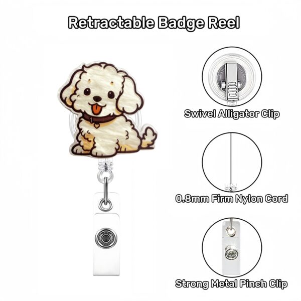 oly-18261d230408ea5c09283f3e935fac47 Wholesale Acrylic Cute Cute Cats, Children, Dogs, Animals, Easy Pull-up Buckle, Easy Pull-up Doctor, Nurse, Telescopic Badge Clip
