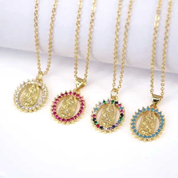 Geometric Copper Fashion Pendant Necklace Necklace