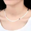 Wholesale Stainless Steel Titanium Steel Hip-Hop Plating Solid Color Necklace