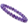 Wholesale Ethnic Style Solid Color Natural Stone Agate Beaded Bracelets
