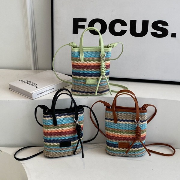 oly-184dc133800cd32f3c60758cfad03daf Wholesale Fashion Mobile Phone Bag Summer High-end Texture Casual All-match Simple Contrast Color rtable Shoulder Crossbody Bag