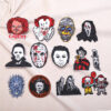 Wholesale Horror doll embroidery cloth stickers bag decoration patch stickers Halloween Kid decoration subsidy computer embroidery Zhang Zi