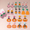 oly-1853a2e0ab0d8c4d2849239e01788dbe Wholesale Cross-Border Hot Selling Halloween Series Acrylic Earrings Pumpkin Cartoon Funny Ghost Earrings Earrings for Women