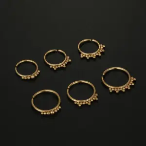 Wholesale Simple Style Geometric Stainless Steel Plating Nose Ring Nose Pin