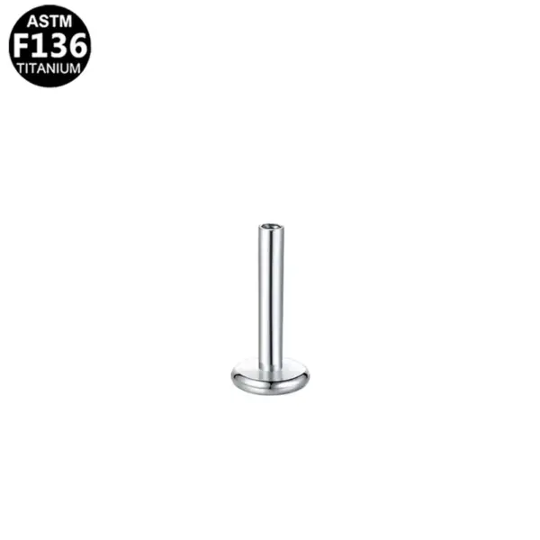 1 Piece Lip Rings Simple Style Classic Style Geometric Pure Titanium Titanium Alloy Polishing Plating 14K Gold Plated White Gold Plated Lip Rings Ear Cartilage Rings & Studs