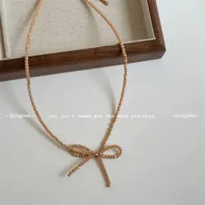 11# Beaded Crystal Necklace