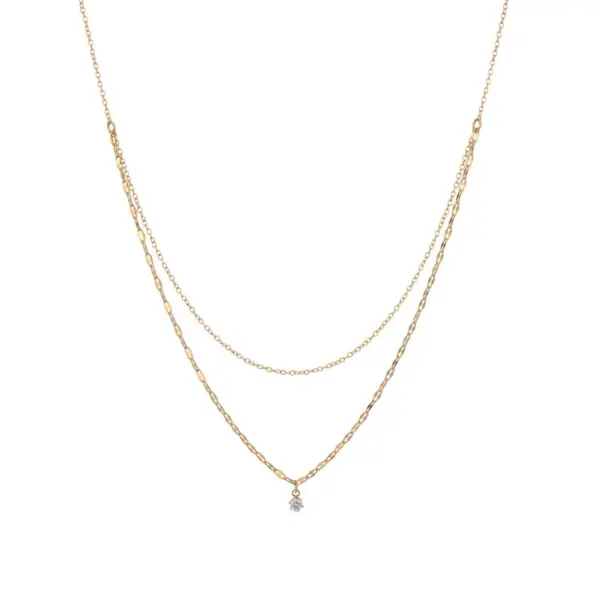 Wholesale Jewelry IG Style Simple Style Geometric Titanium Steel Zircon Inlay Bracelets Necklace