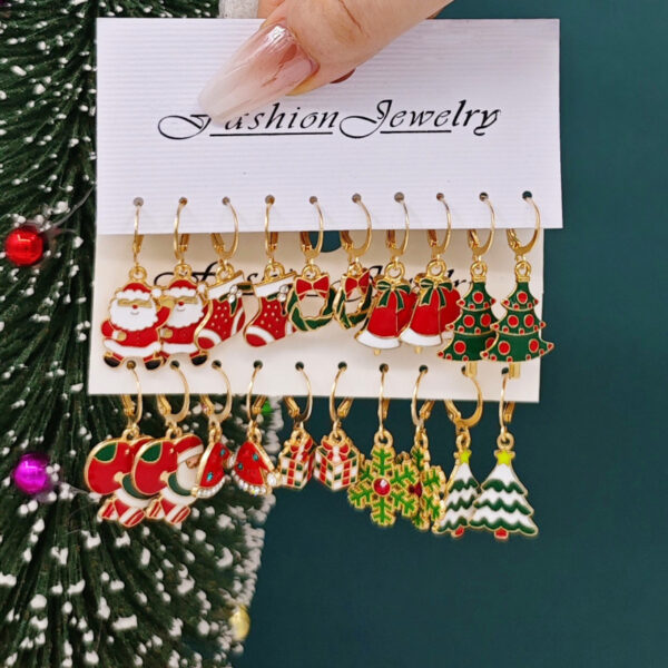 oly-186fba1cea5bcaf57b86fe99bb1eac75 Wholesale Alloy Snowman Gift Earrings