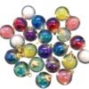 Wholesale in stock 16mmAB Color Bead Pendant Bead Earrings DIY Pendant Bracelet Crafts Decorative Buckle