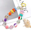 oly-1892d461f2b0aff9304438d8778fce69 Wholesale Creative 16mm color-blocked straight-hole round dopamine beads DIY handmade mobile phone chain keychain