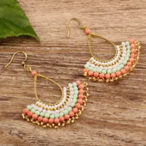 G6-Crystal Beads [Green Pink]]