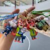 Wholesale Cross-border crazy animal city keychain cartoon doll schoolbag pendant car key chain pendant small gift