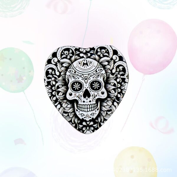 oly-18bef5cc09c8bb6347ccf361315900e5 Wholesale Acrylic Flatback Halloween Skull Acrylic Earrings Accessories DIY Pendant Crafts