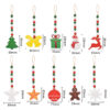 Wholesale 10PCS Christmas Series Colorfulful Wooden Beads