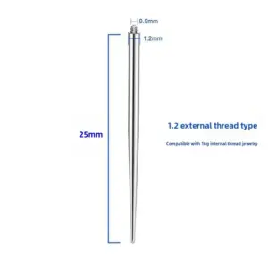 Straight Rod External Thread 0.9*1.2