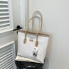 oly-18e0f019081fc647aa54cdbd0b5cc7ed Wholesale Simple Casual Large-Capacity Bag for Women Spring and Summer Fashion Versatile Tote Bag for Work and Commuting Shoulder Bag