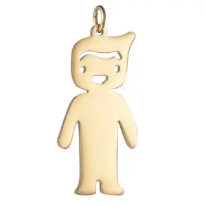 Dad (Large Single Pendant) / Gold