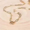 Wholesale Copper Fashion Geometric Plating Necklace