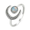 oly-18f4f163255c237ba2a716d811ab0f9d Wholesale Creative Ins Cold Style Trendy Women's Ring Moon Sun Opening Adjustable Moonstone Ring Elegant Jewelry