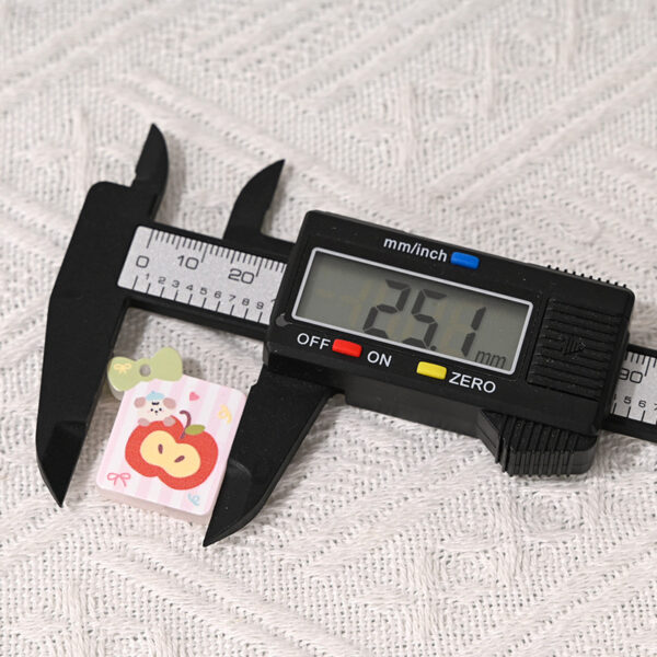 Wholesale Cartoon bow double-sided printed bead accessories