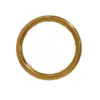 Retro Simple Style Streetwear Solid Color Stainless Steel Plating 14k Gold Plated Bangle