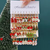 oly-191bf1a9d518f1ad919ae4edf09b24a7 Wholesale Alloy Snowman Gift Earrings