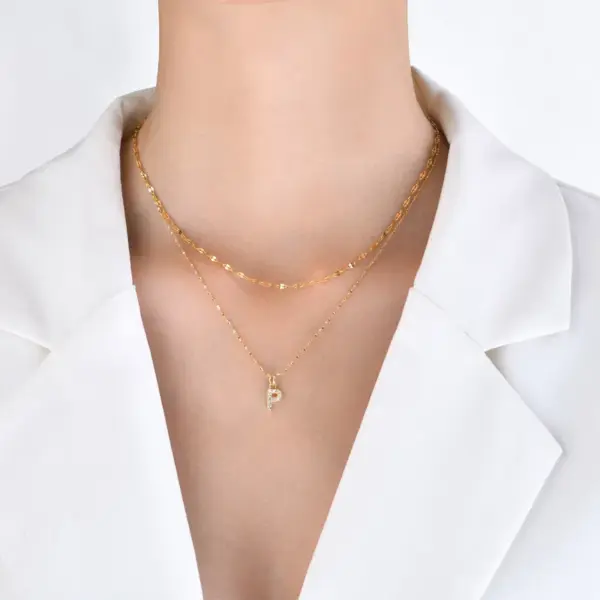 Wholesale 201 Stainless Steel Copper Vacation Simple Style Plating Inlay Letter Zircon