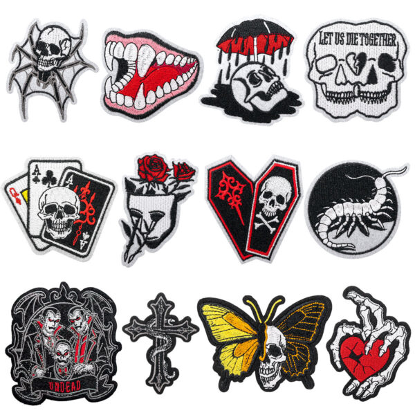 Wholesale Dark Gothic Embroidery Patch