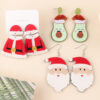 Wholesale European and American Christmas Earrings Creative Cartoon Santa Claus Clothes Snowman Personality Exaggerated Earrings Ear Jewelry Women