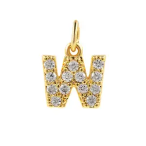 Single Letter Pendant W
