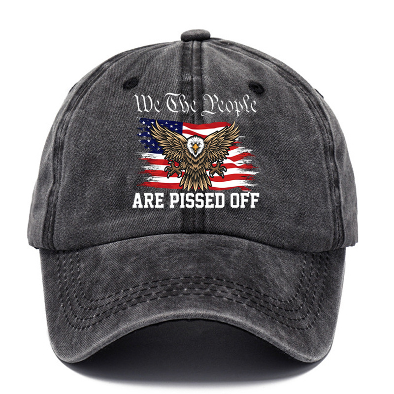 Wholesale Cross-border Washed Cotton Printed Hat Old Torre Hat Men's Retro Foreign Trade Baseball Cap Explosions Soft Top Sun Hat
