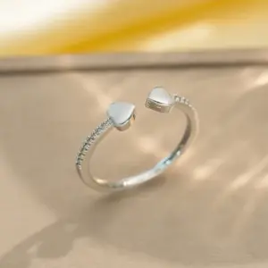 J110 Silver Glossy Double Love