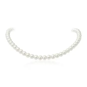 8mm Pearl Necklace [Titanium Steel No Fading]]