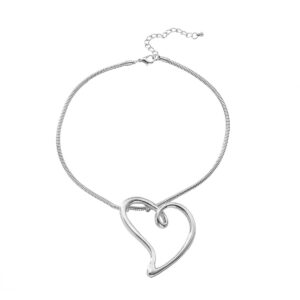 silver necklace