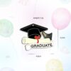 Wholesale DIY Campus Style Graduation Season Bachelor's Cap Earring Accessories
