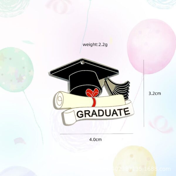 Wholesale DIY Campus Style Graduation Season Bachelor's Cap Earring Accessories