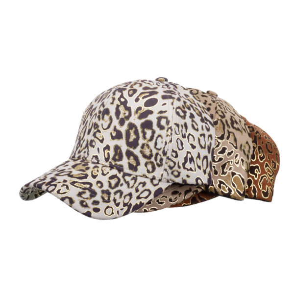 Wholesale Cross-border AliExpress Amazon ebay autumn fashion bronzing leopard print baseball cap sun hat B1032