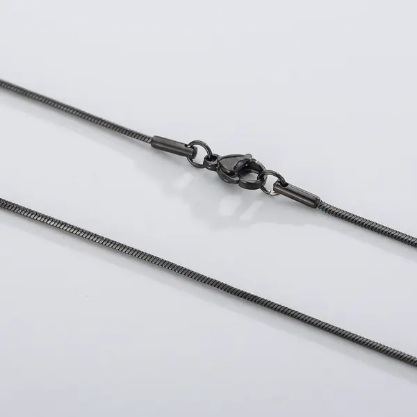 PVD Coated 18K Gold Plated Titanium Steel Fashion Waterproof Non Tarnish Titanium Steel Necklace