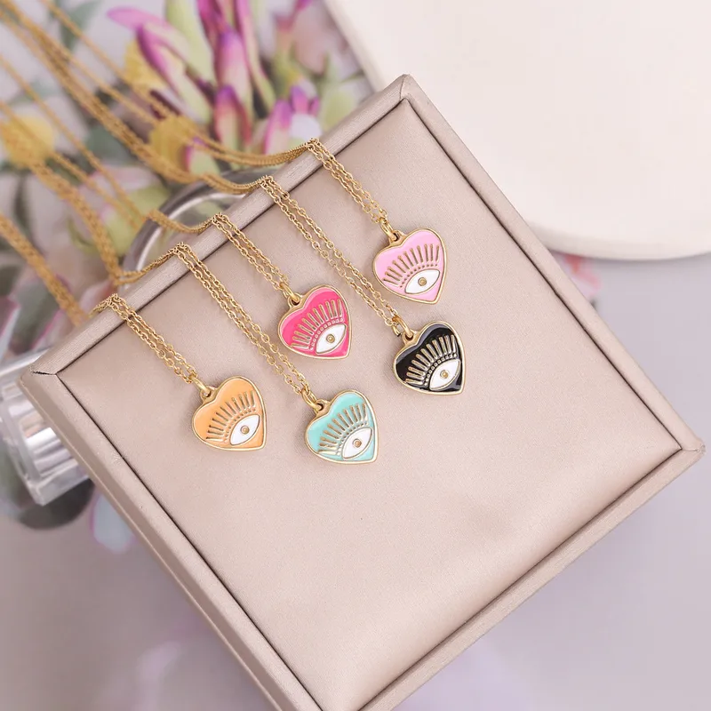Wholesale Stainless Steel PVD Coated 18K Gold Real Gold Plated Heart