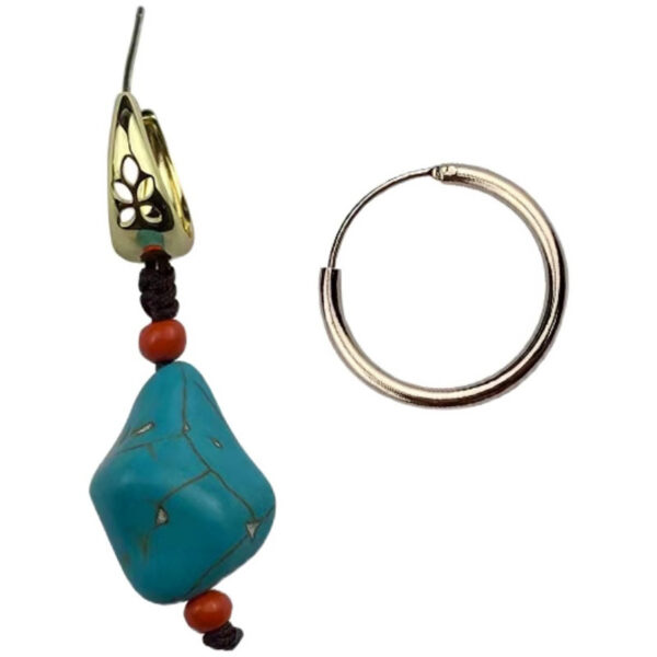 Wholesale Irregular turquoise earrings