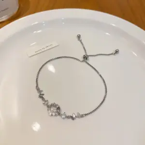 S274 Silver ~ Flower Bracelet